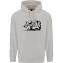 Rhino Ecology Rhinoceroses Childrens Kids Hoodie Sports Grey