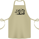 Rhino Ecology Rhinoceroses Cotton Apron 100% Organic Khaki