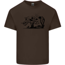 Rhino Ecology Rhinoceroses Kids T-Shirt Childrens Chocolate