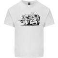 Rhino Ecology Rhinoceroses Kids T-Shirt Childrens White