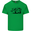 Rhino Ecology Rhinoceroses Mens Cotton T-Shirt Tee Top Irish Green