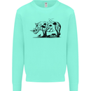Rhino Ecology Rhinoceroses Mens Sweatshirt Jumper Peppermint