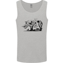 Rhino Ecology Rhinoceroses Mens Vest Tank Top Sports Grey