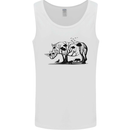 Rhino Ecology Rhinoceroses Mens Vest Tank Top White