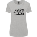 Rhino Ecology Rhinoceroses Womens Wider Cut T-Shirt Sports Grey
