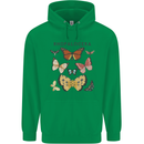 Rhopalocera Butterfies Butterfly Childrens Kids Hoodie Irish Green