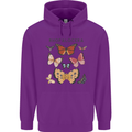 Rhopalocera Butterfies Butterfly Childrens Kids Hoodie Purple