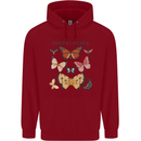 Rhopalocera Butterfies Butterfly Childrens Kids Hoodie Red