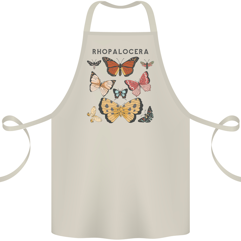 Rhopalocera Butterfies Butterfly Cotton Apron 100% Organic Natural