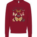 Rhopalocera Butterfies Butterfly Kids Sweatshirt Jumper Red