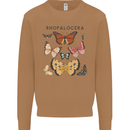 Rhopalocera Butterfies Butterfly Mens Sweatshirt Jumper Caramel Latte