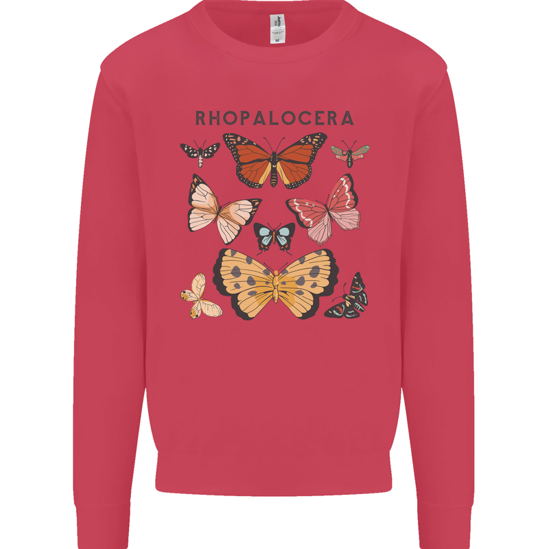 Rhopalocera Butterfies Butterfly Mens Sweatshirt Jumper Heliconia