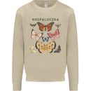 Rhopalocera Butterfies Butterfly Mens Sweatshirt Jumper Sand