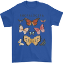 Rhopalocera Butterfies Butterfly Mens T-Shirt Cotton Gildan Royal Blue