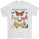 Rhopalocera Butterfies Butterfly Mens T-Shirt Cotton Gildan White