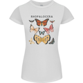 Rhopalocera Butterfies Butterfly Womens Petite Cut T-Shirt White