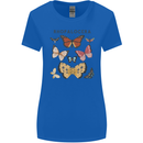 Rhopalocera Butterfies Butterfly Womens Wider Cut T-Shirt Royal Blue