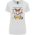 Rhopalocera Butterfies Butterfly Womens Wider Cut T-Shirt White