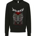 Rib Cage Beloved Gothic Heavy Metal Biker Kids Sweatshirt Jumper Black