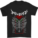 Rib Cage Beloved Gothic Heavy Metal Biker Mens T-Shirt Cotton Gildan Black