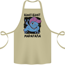 Ribbit Madafaka Funny Gangsta Frog Cotton Apron 100% Organic Khaki