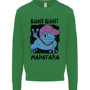 Ribbit Madafaka Funny Gangsta Frog Kids Sweatshirt Jumper Irish Green