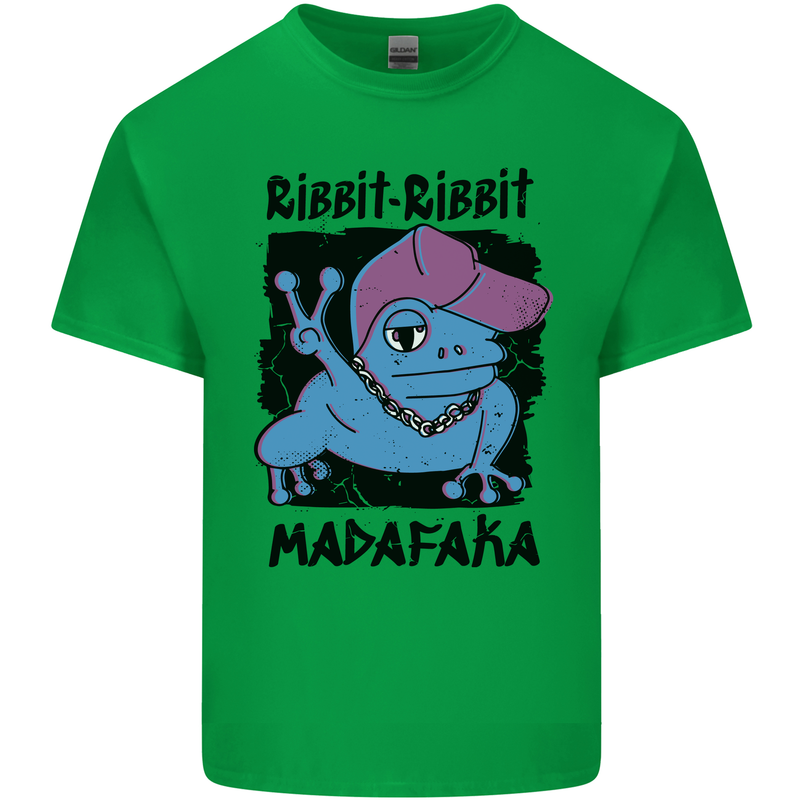 Ribbit Madafaka Funny Gangsta Frog Kids T-Shirt Childrens Irish Green