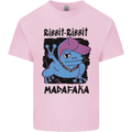 Ribbit Madafaka Funny Gangsta Frog Kids T-Shirt Childrens Light Pink