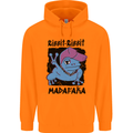 Ribbit Madafaka Funny Gangsta Frog Mens 80% Cotton Hoodie Orange