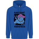 Ribbit Madafaka Funny Gangsta Frog Mens 80% Cotton Hoodie Royal Blue