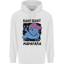 Ribbit Madafaka Funny Gangsta Frog Mens 80% Cotton Hoodie White