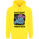Ribbit Madafaka Funny Gangsta Frog Mens 80% Cotton Hoodie Yellow