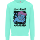 Ribbit Madafaka Funny Gangsta Frog Mens Sweatshirt Jumper Peppermint