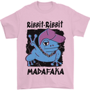 Ribbit Madafaka Funny Gangsta Frog Mens T-Shirt 100% Cotton Light Pink