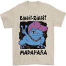 Ribbit Madafaka Funny Gangsta Frog Mens T-Shirt 100% Cotton Sand