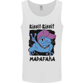 Ribbit Madafaka Funny Gangsta Frog Mens Vest Tank Top White