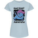 Ribbit Madafaka Funny Gangsta Frog Womens Petite Cut T-Shirt Light Blue