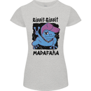 Ribbit Madafaka Funny Gangsta Frog Womens Petite Cut T-Shirt Sports Grey