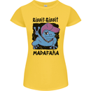 Ribbit Madafaka Funny Gangsta Frog Womens Petite Cut T-Shirt Yellow