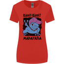 Ribbit Madafaka Funny Gangsta Frog Womens Wider Cut T-Shirt Red