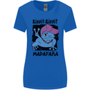 Ribbit Madafaka Funny Gangsta Frog Womens Wider Cut T-Shirt Royal Blue