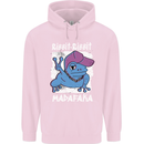Ribbit Madafaka Funny Gangster Frog Childrens Kids Hoodie Light Pink