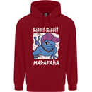 Ribbit Madafaka Funny Gangster Frog Childrens Kids Hoodie Red