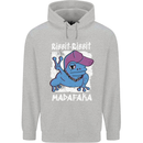 Ribbit Madafaka Funny Gangster Frog Childrens Kids Hoodie Sports Grey