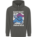 Ribbit Madafaka Funny Gangster Frog Childrens Kids Hoodie Storm Grey