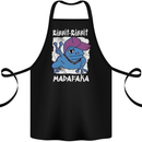 Ribbit Madafaka Funny Gangster Frog Cotton Apron 100% Organic Black