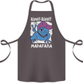Ribbit Madafaka Funny Gangster Frog Cotton Apron 100% Organic Dark Grey
