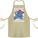 Ribbit Madafaka Funny Gangster Frog Cotton Apron 100% Organic Khaki