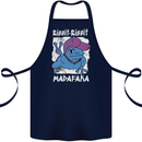 Ribbit Madafaka Funny Gangster Frog Cotton Apron 100% Organic Navy Blue