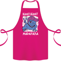 Ribbit Madafaka Funny Gangster Frog Cotton Apron 100% Organic Pink